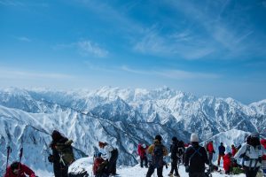 唐松岳山頂