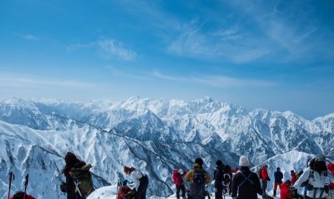 唐松岳山頂